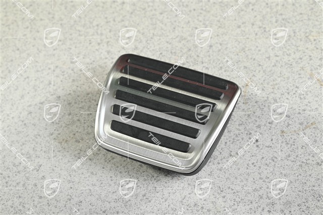 Brake pedal pad / pedal cap, stainless steel