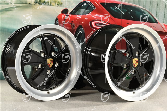 18-inch FUCHS wheel rim set, 8J x 18 ET52 + 10J x 18 ET65