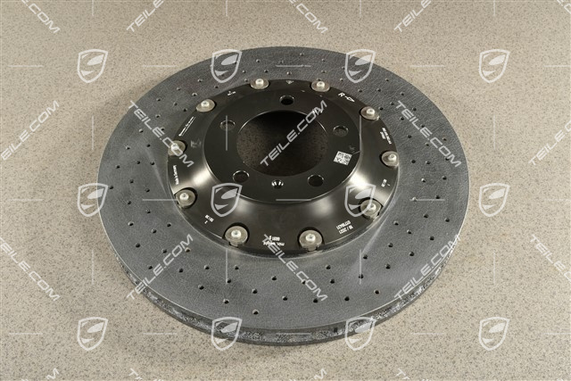 PCCB ceramiczna tarcza hamulcowa, 991.2 C2/C2S/C4/C4S/991.1 Turbo/991.2 Turbo, minimalnie uszkodzony rant, R