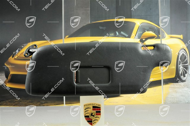 Sun visor, coupé, black, L Sun visor, coupé, black, L
