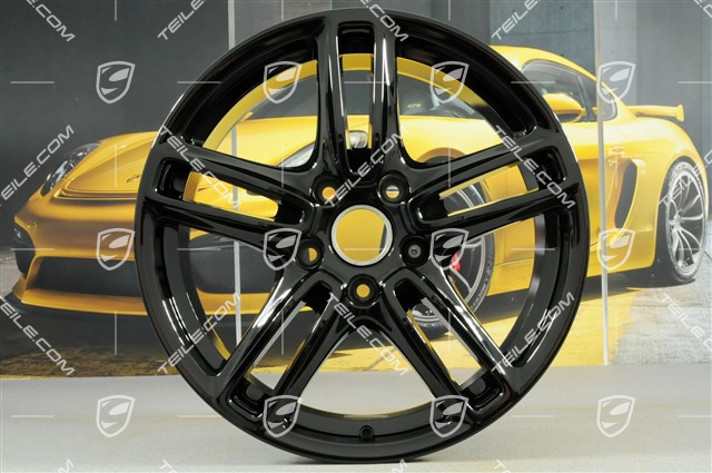 19-inch Panamera TURBO wheel, 9J x 19 ET60, black high gloss