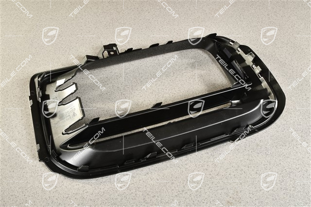 Sport Design, Front bumper, side ventilation grille, Black, L