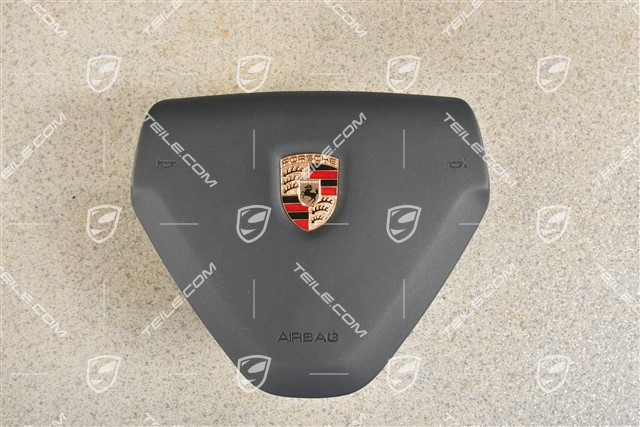 Airbag, 3-Speichen, Leder, seeblau