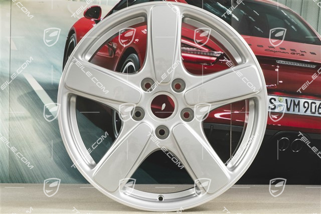 19" Felge Cayenne Sport Classic II, 8,5J x 19 ET59, GT-Silber-Metallic