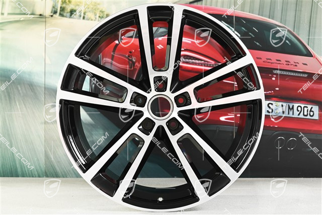 22" Sport Design Felge, 11,5J x 22 ET52, schwarz hochglanz