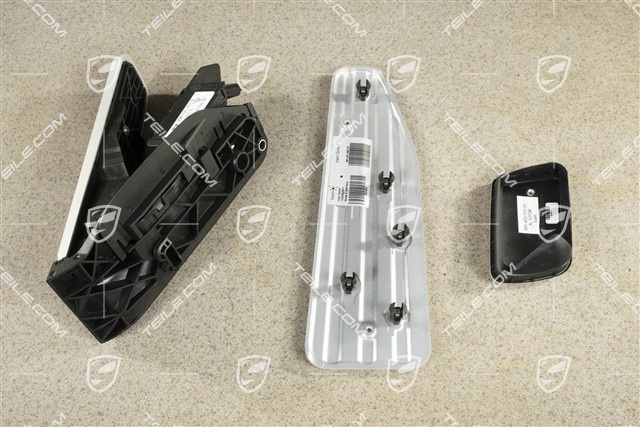 Pedalkappe Fußstütze Satz, Aluminium, PDK Getriebe
