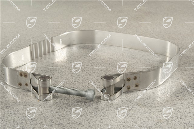 Turbo, Main exhaust muffler tensioning / restraining strap / clamp