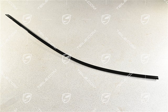 Zierleiste, seitlich, oben, Schwarz Hochglanz, R