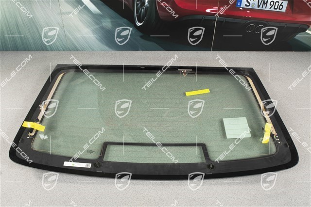 Rear window, without hole for wiper, PCM 2 / PCM 3 main module incl. radio