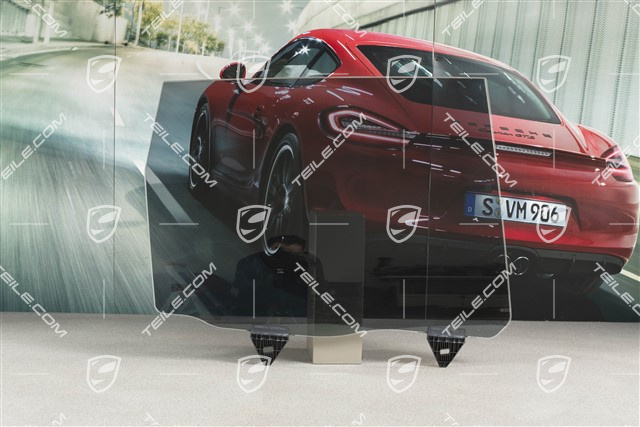 Rear door glass, metallized, R