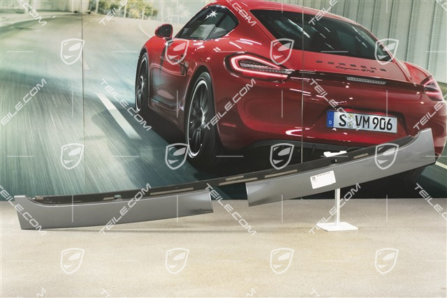 Zierleiste Heckklappe, komplett, Aluminium Paket, Rückfahrkamera