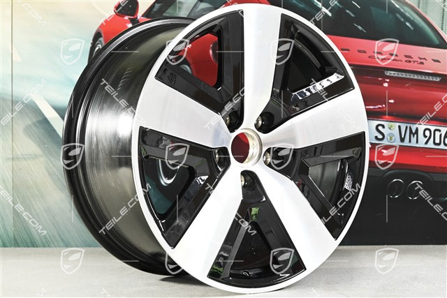 20" Felge Cayenne Basis Aero, 10,5J x 20 ET55, schwarz hochglanz