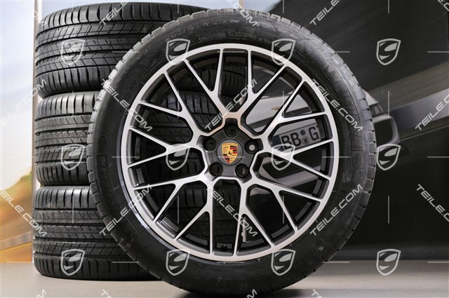 20-inch "RS Spyder Design" summer wheels set, rims 9J x 20 ET26 + 10J x 20 ET19 + Michelin summer tyres 265/45 R 20 + 295/40 R 20, with TPMS
