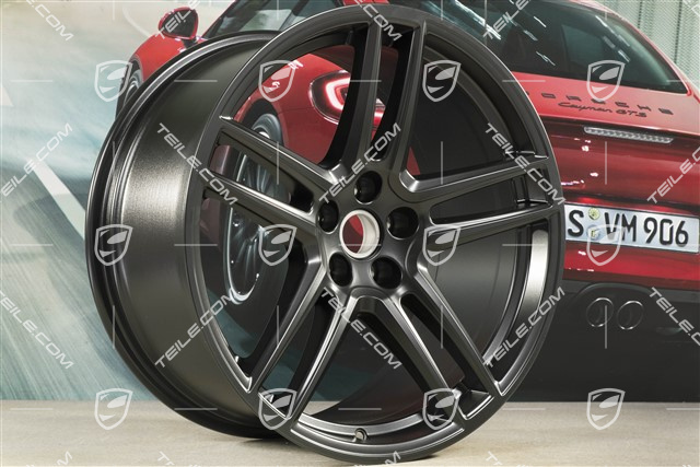 20" Felga "Macan Turbo", 10J x 20 ET19, CMS, czarny półmat
