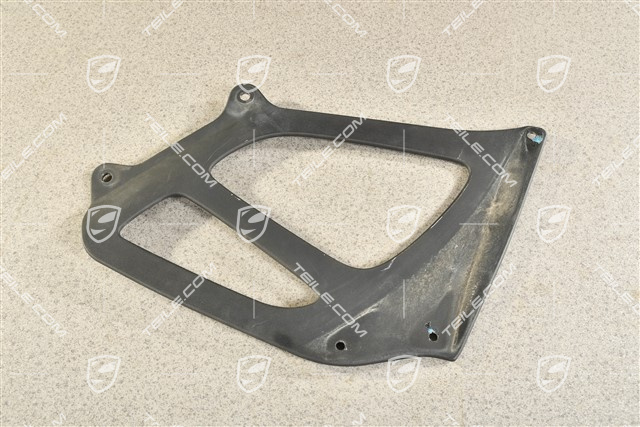 Wing strut for rear spoiler, Black, L