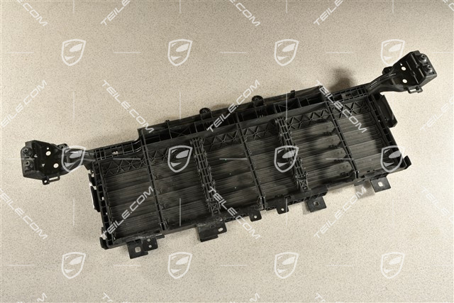 Turbo, air duct / ventilation grille / air flap, centre, Black matte
