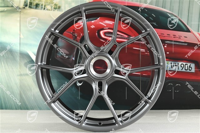 20" GT3 Felge, 9,5J x 20 ET46, dark silver