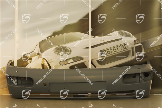 Front bumper, C2/C4/RS, with holes for headlight washer system Front bumper, C2/C4/RS, with holes for headlight washer system