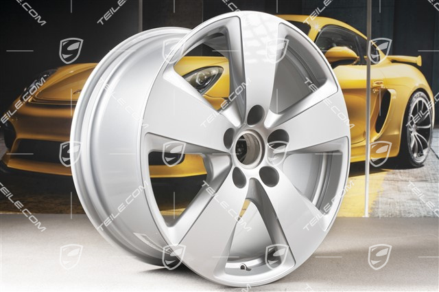 19-inch Cayenne wheel rim set, 8,5J x 19 ET47 + 9,5J x 19 ET54