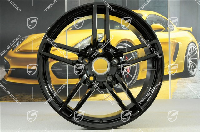 19" Felga Carrera, 8,5J x 19 ET54, czarny wysoki połysk