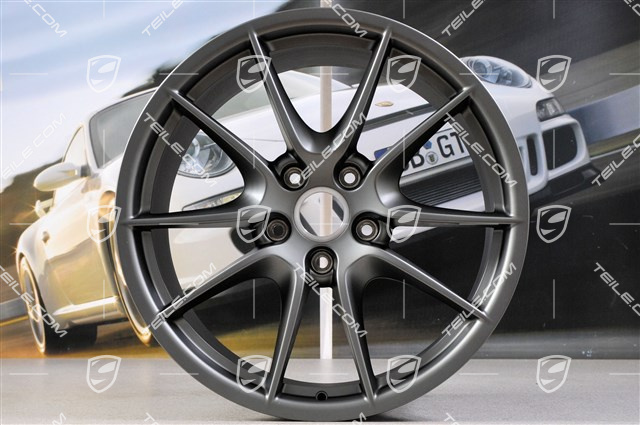20" Felga, Carrera S III, platynowy-satynowy mat (Platinum-Seidenmatt), 9,5J x 20 ET45