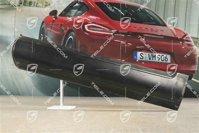 Strip, Rear door, Aluminium Package Black, (With Aerokit with sill cover), L