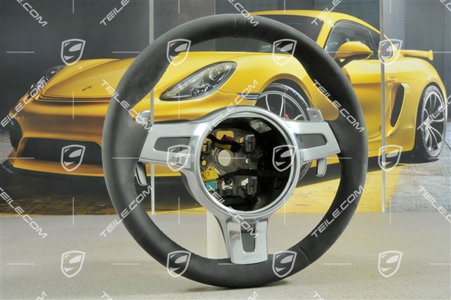 Sport-Design Lenkrad, PDK, Sport Chrono, Alcantara, schwarz