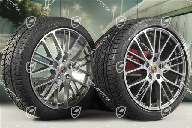 21" Winterräder Satz "Exclusive Design Sport", Felgen 9,5 J x 21 ET71 + 10,5 J x 21 ET71 + Pirelli Sottozero III Winterreifen 275/35 R21 + 315/30 R21