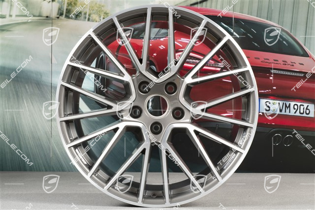 21-inch wheel rim set Cayenne RS Spyder, 11J x 21 ET49 + 9,5J x 21 ET46, for Cayenne Coupe