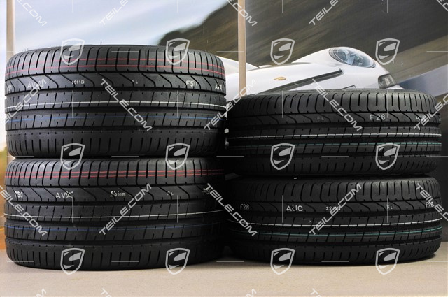 20-inch Turbo III summer wheel set, rims 8,5J x 20 ET51 + 11J x 20 ET70 + NEW Pirelli summer tyres 245/35 ZR20 + 295/30 ZR20, without TPM