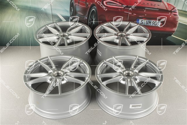 19+20" wheel rim set Carrera, rims: front 8,5J x 19 ET52 + rear 11,5J x 20 ET67