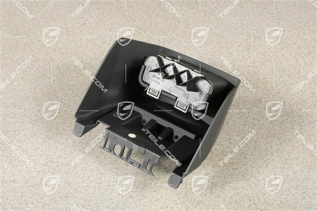 Mittelkonsole hinten, schwarz, Coupe/Targa