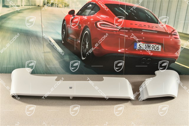 Rear bumper apron, set