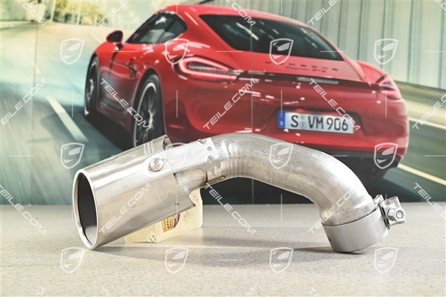 S, exhaust system tail pipe, outer, R
