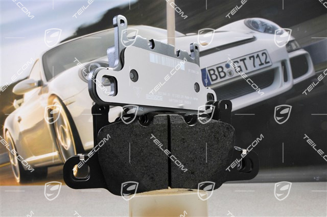PCCB Bremsbelag-Reparatursatz, 991 Turbo 2014- / 991.2 C2/C2S/C4/C4S 2016-, Satz (L+R) PCCB Bremsbelag-Reparatursatz, 991 Turbo 2014- / 991.2 C2/C2S/C4/C4S 2016-, Satz (L+R)