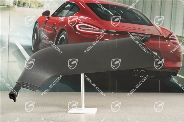 Verkleidung von Heckklappe, Schwarz, L