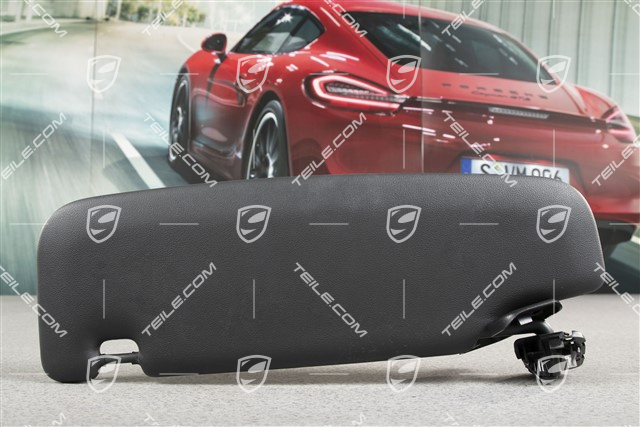 Sonnenblende, mit Spiegel, Schwarz, Coupe, R