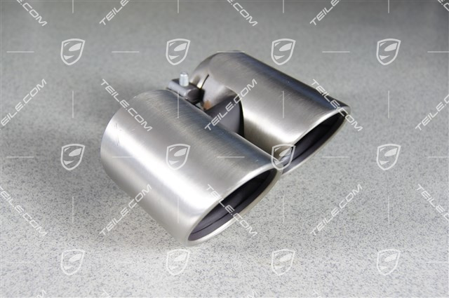 Tailpipe, round, Carrera 2S/4S, R