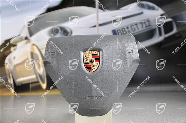 Airbag, 3-Speichen, Kunststoff, steingrau Airbag, 3-Speichen, Kunststoff, steingrau
