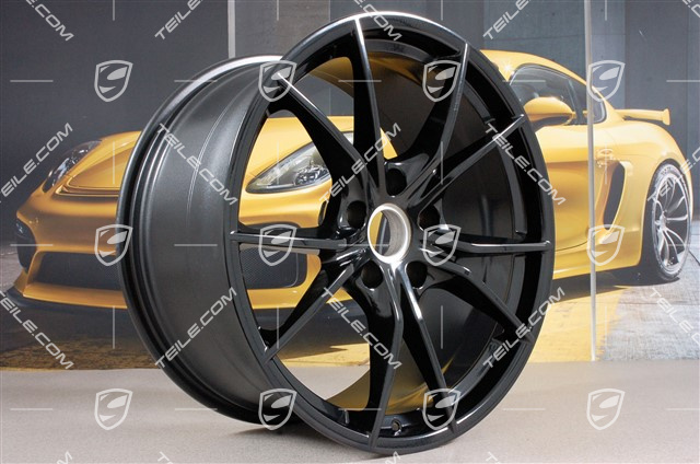 20" Felga Carrera S IV, 10J x 20 ET45, czarny wysoki połysk