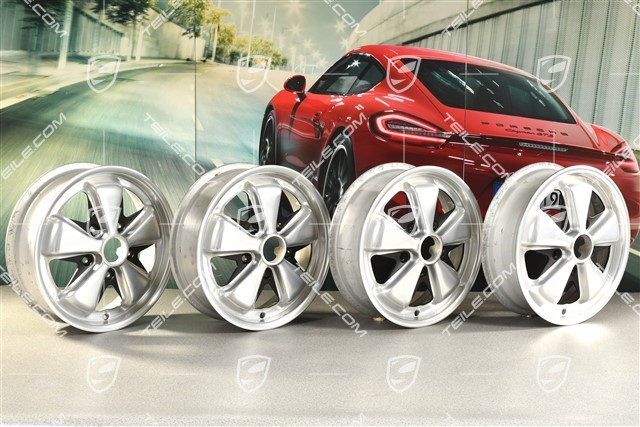 15" Felgensatz (4 Stück), Fuchs, 4,5J x 15, restauriert