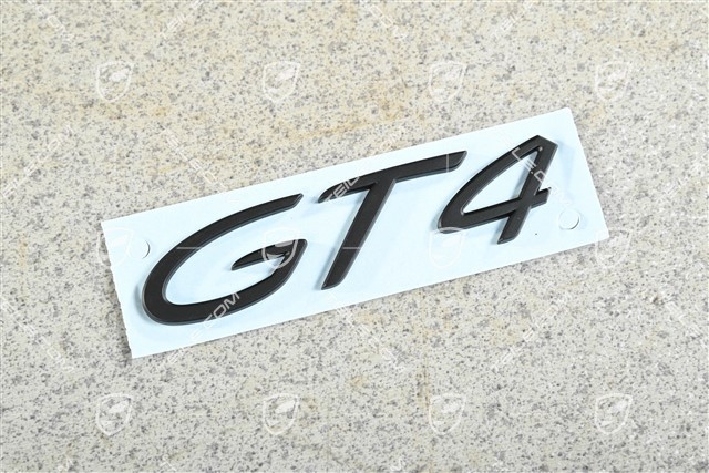Badge / Emblem GT4, Black