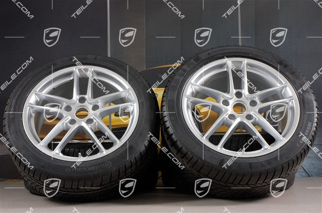 19-inch TURBO II winter wheel set, wheels 9J x 19 ET60 + 10J x 19 ET61 + Continental winter tyres 255/45 R19+285/40 R19, with TPMS