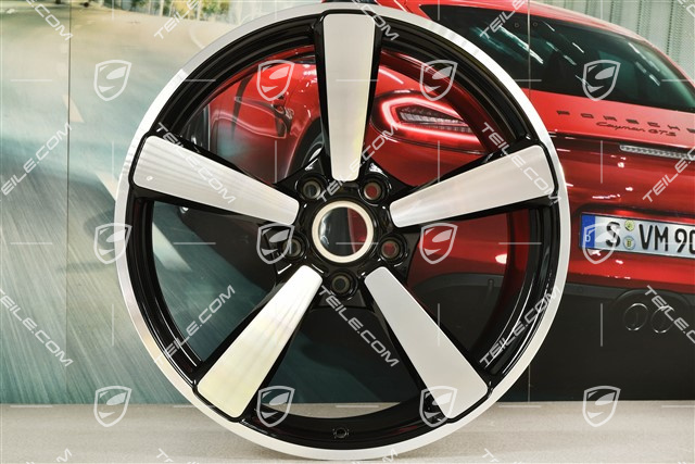 20" Felga Carrera Exclusive, 9,5J x 20 ET44, czarny wysoki połysk