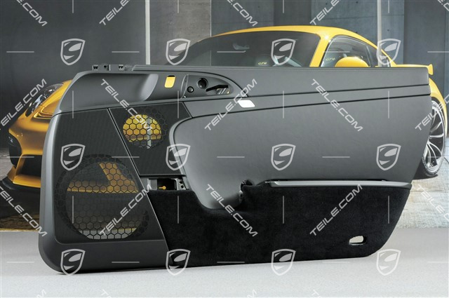 Türverkleidung, Coupé/Targa/Cabrio, ASK Klangpaket, Leder, Schwarz, R Türverkleidung, Coupé/Targa/Cabrio, ASK Klangpaket, Leder, Schwarz, R