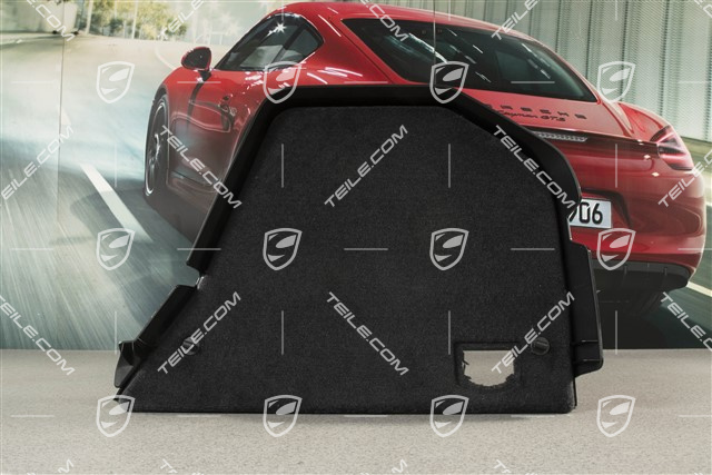 Verkleidung, Kofferraumabdeckung, Schwarz, R