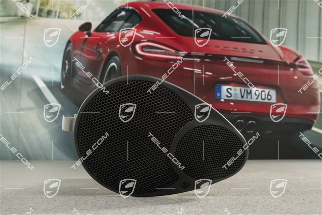 Coupe / Targa, Lautsprecher, Hinten, Satinschwarz, R