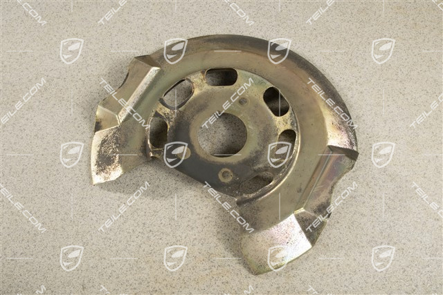 Front axle disc brake protective plate, L=R