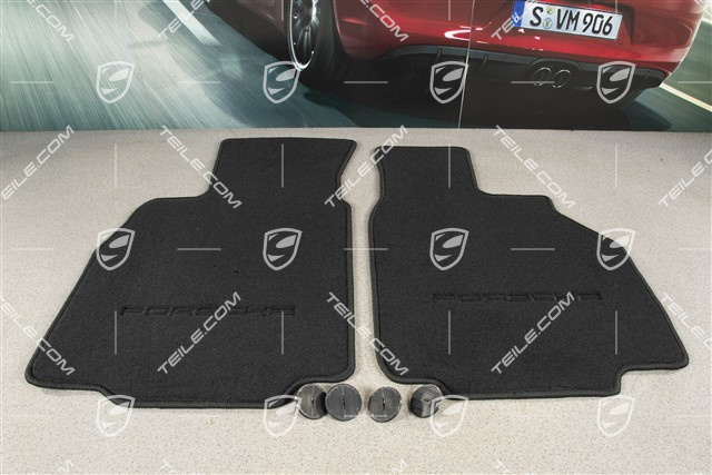 Fußmatten-Set, 2-teilig (996 und 986), schwarz, RL