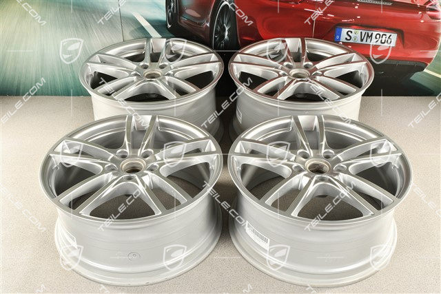 20-inch Cayenne Sport COUPE Design wheel rim set, 10,5J x 20 ET55 + 9J x 20 ET50